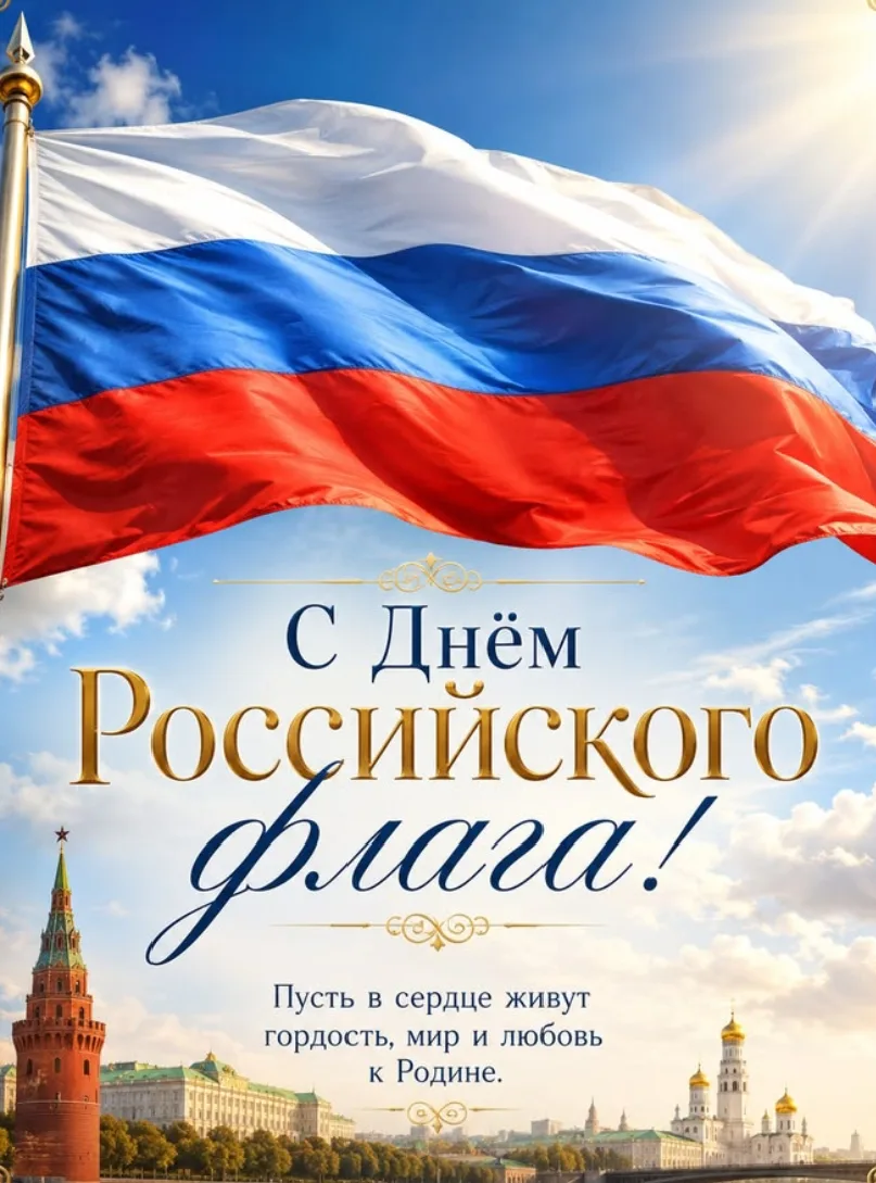 🇷🇺 С Днём Государственного флага Российской Федерации!
