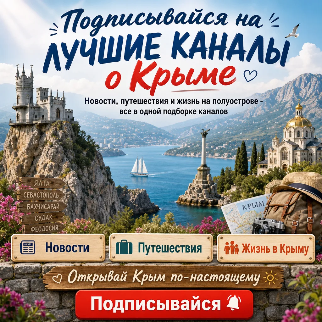 Если любишь Крым так же, как и мы — тебе сюда ❤️
