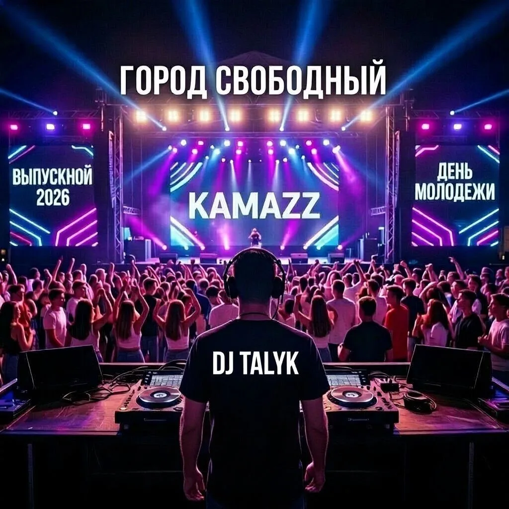 🌟День молодёжи + общегородской выпускной + DJ TALYK ( г. Благовещенск) = самое горячее...