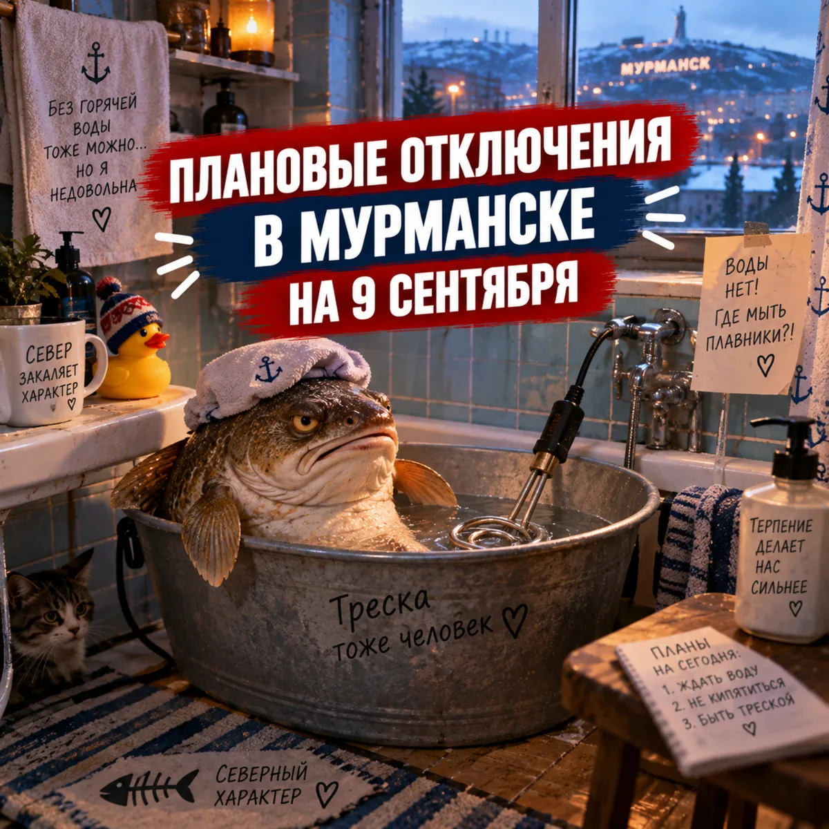 Плановые отключения в Мурманске: