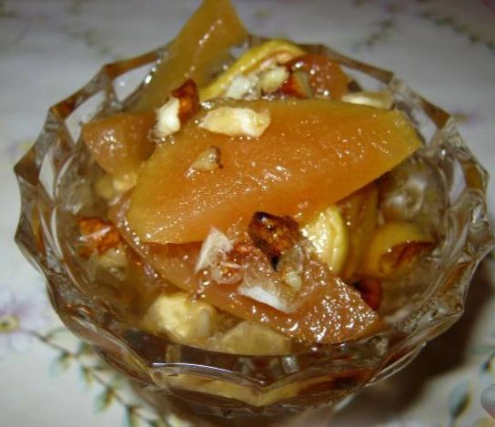 ВАРЕНЬЕ ИЗ АЙВЫ С ОРЕХАМИ И ЛИМОНОМ