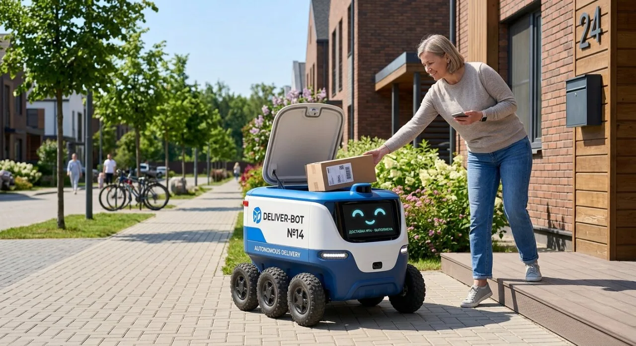 🤖 В Краснодарском крае начнут тестировать роботов-доставщиков