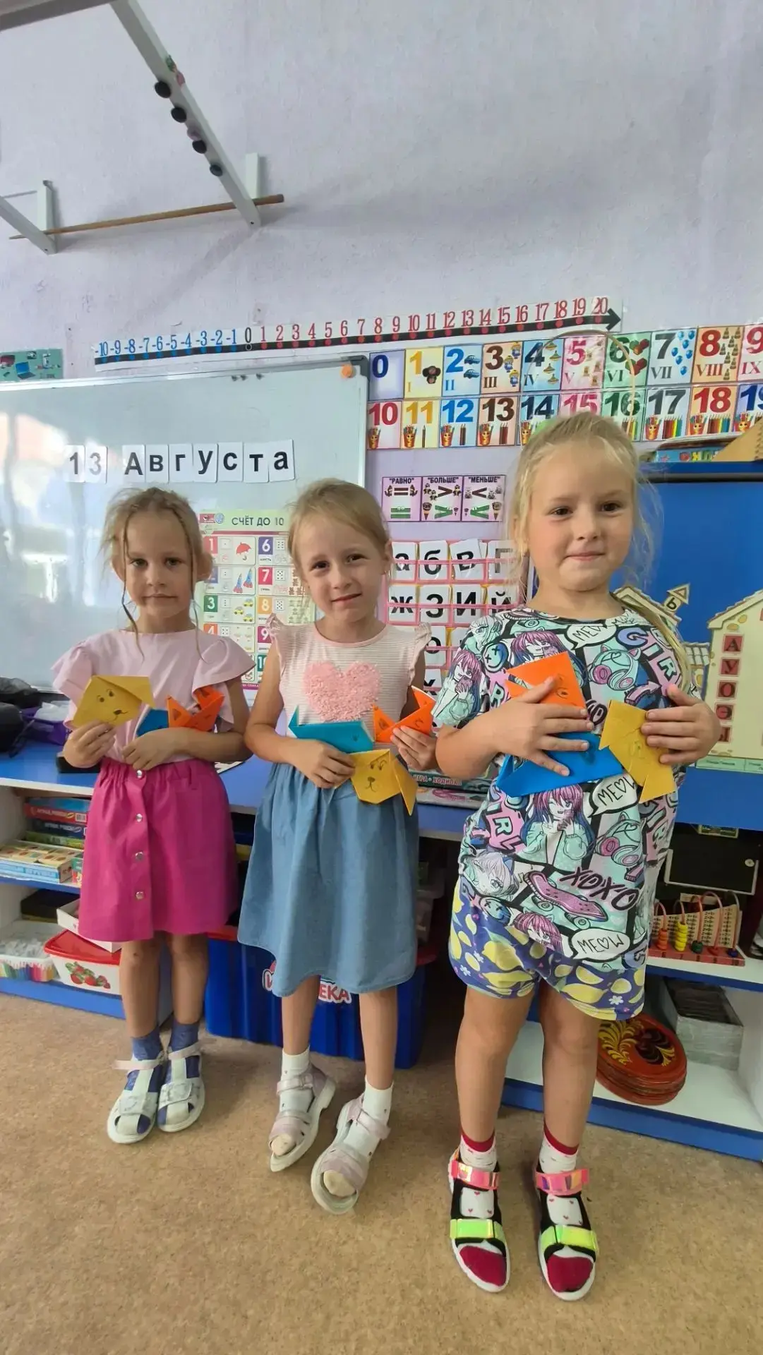 В группе «Алёнушка» прошла индивидуальная работа по оригами!