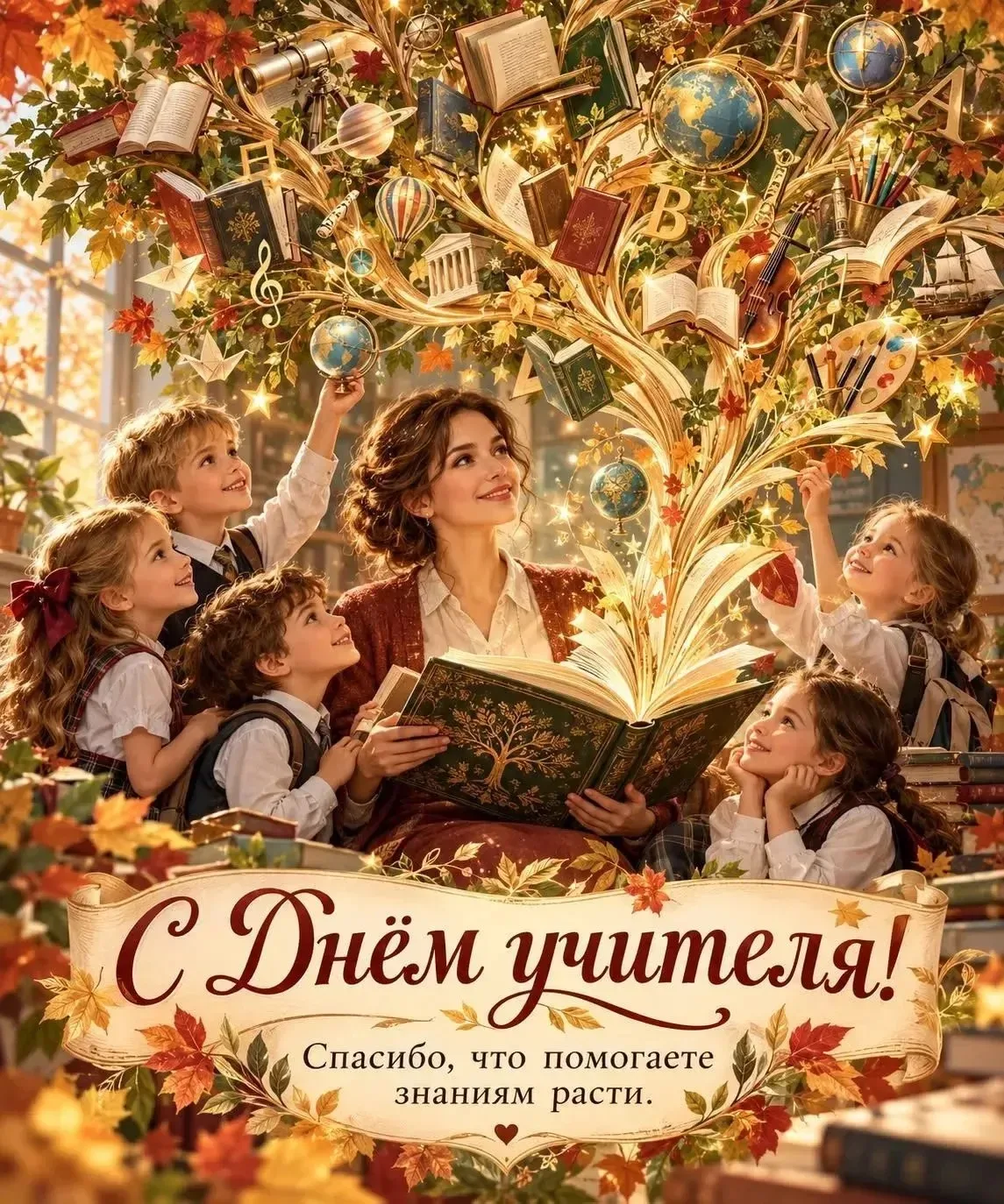 С Днём учителя! 🌷📚