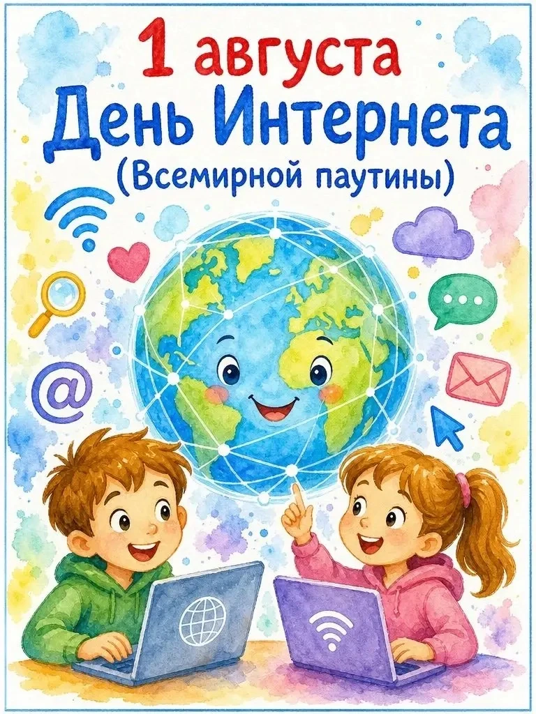 1 августа — День рождения интернета! 🥳🎉