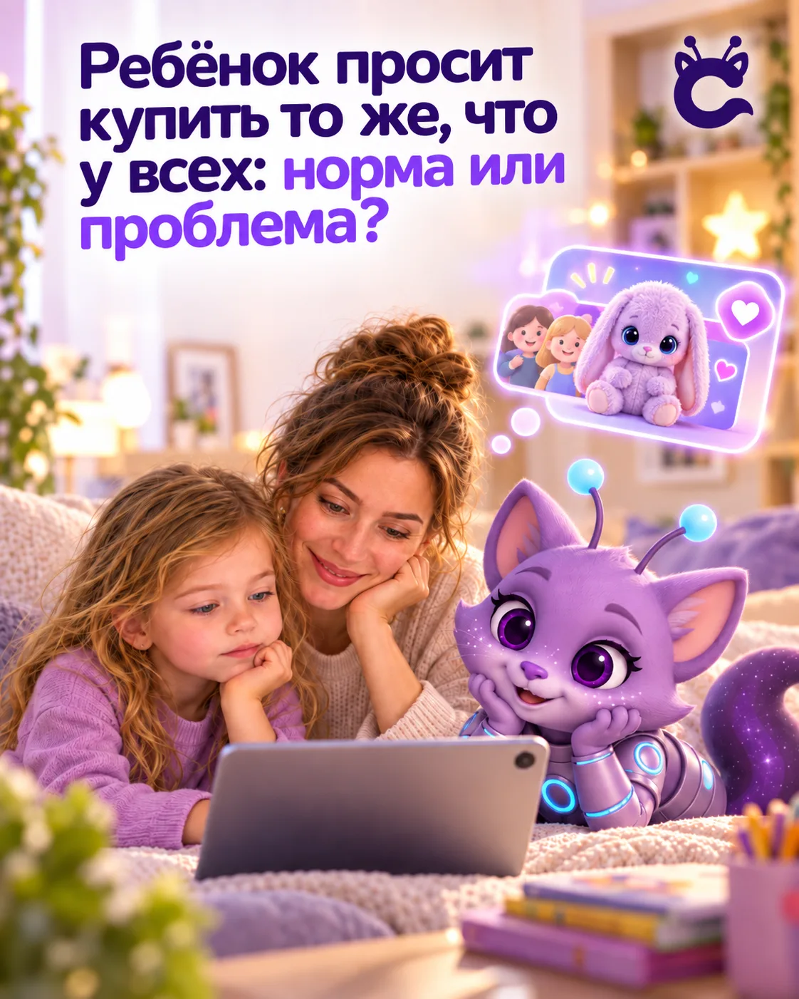 У Миши есть светящийся динозавр — купи мне такого же!