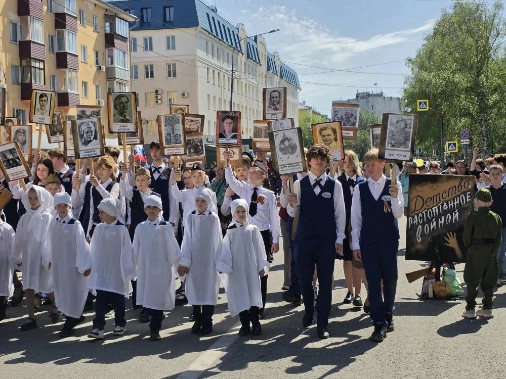 🎉В честь Дня Победы образовательные организации Барнаула присоединились к праздничным мероприятиям  