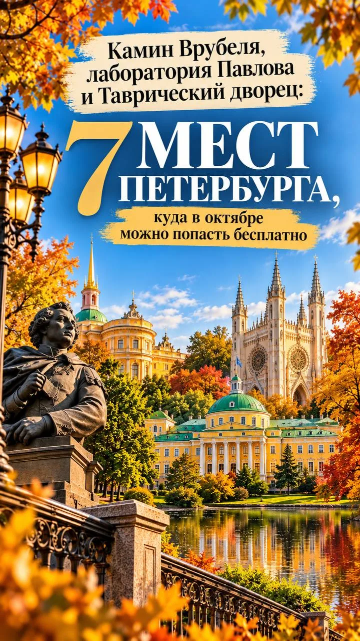 👀 Камин Врубеля, лаборатория Павлова и Таврический дворец — бесплатно