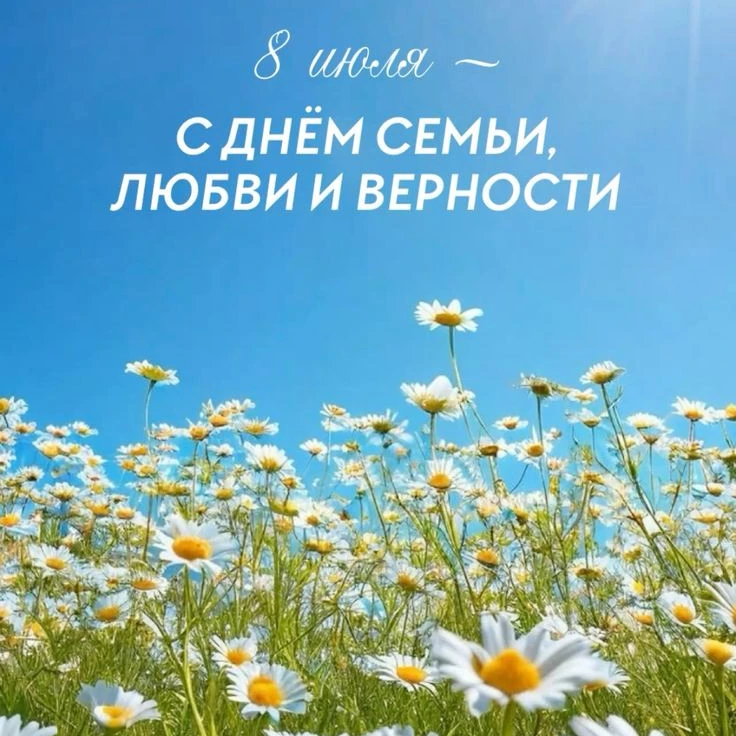 ✨ Дорогие семьи!

🤍💙❤️ Поздравляем вас с Днем семьи, любви и верности! Этот замечательный праздник