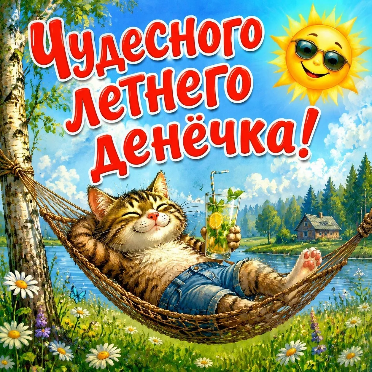 Чудесного летнего денёчка! 🌼

Красивые открытки ❤️