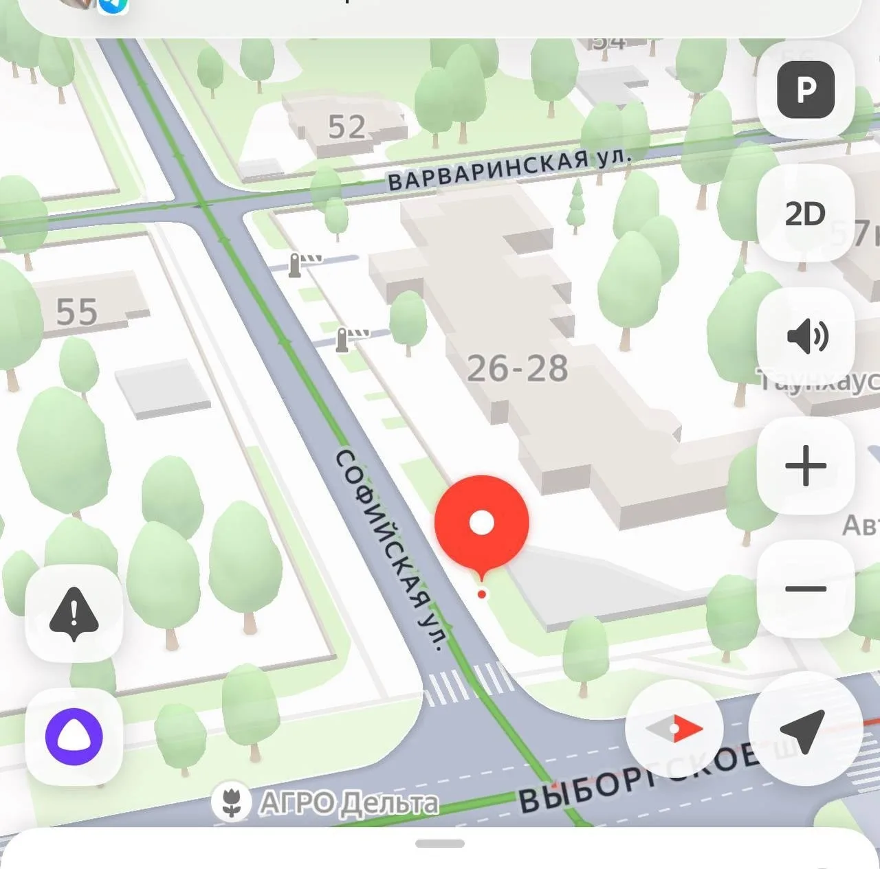 14 июля в 19:57 в районе Шувалово, на Софийской улице, 26/28, у перекрестка с Выборгски...