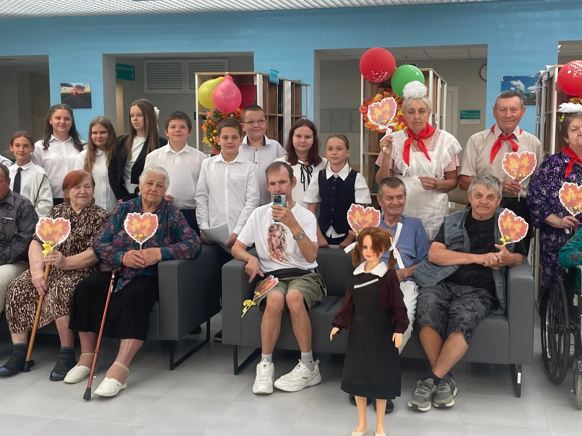 В День знаний ученики 6 «б» класса МКОУ «СОШ 1» г. Поворино , побывали в  «Песковском ц...