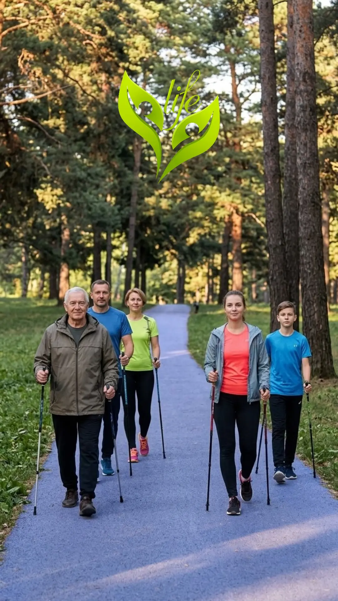 🚶‍♀️ Скандинавские палки — для всех! 🌄