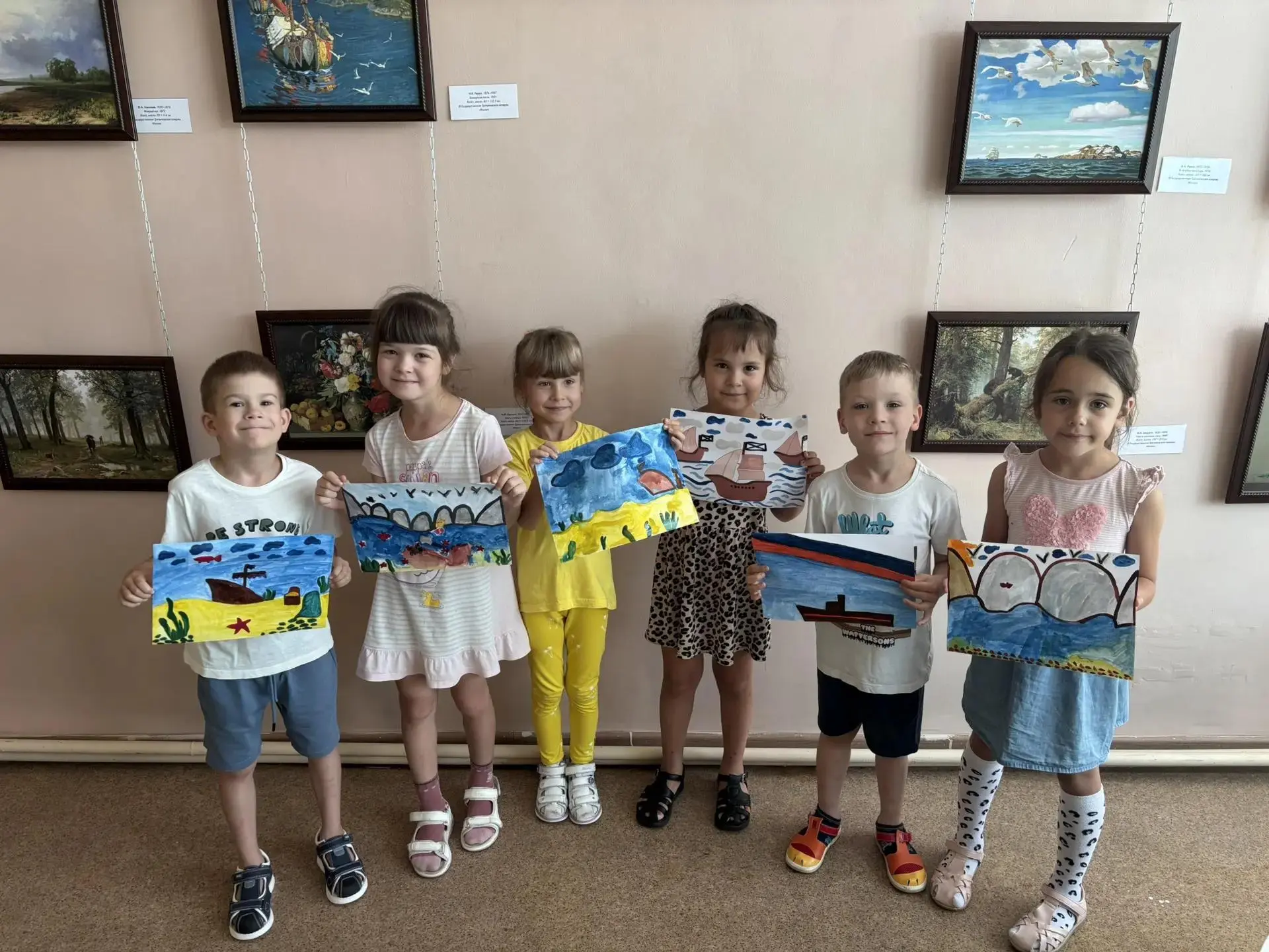 Галерея рисунков морской славы группы «Почемучки» 🖼️⚓️