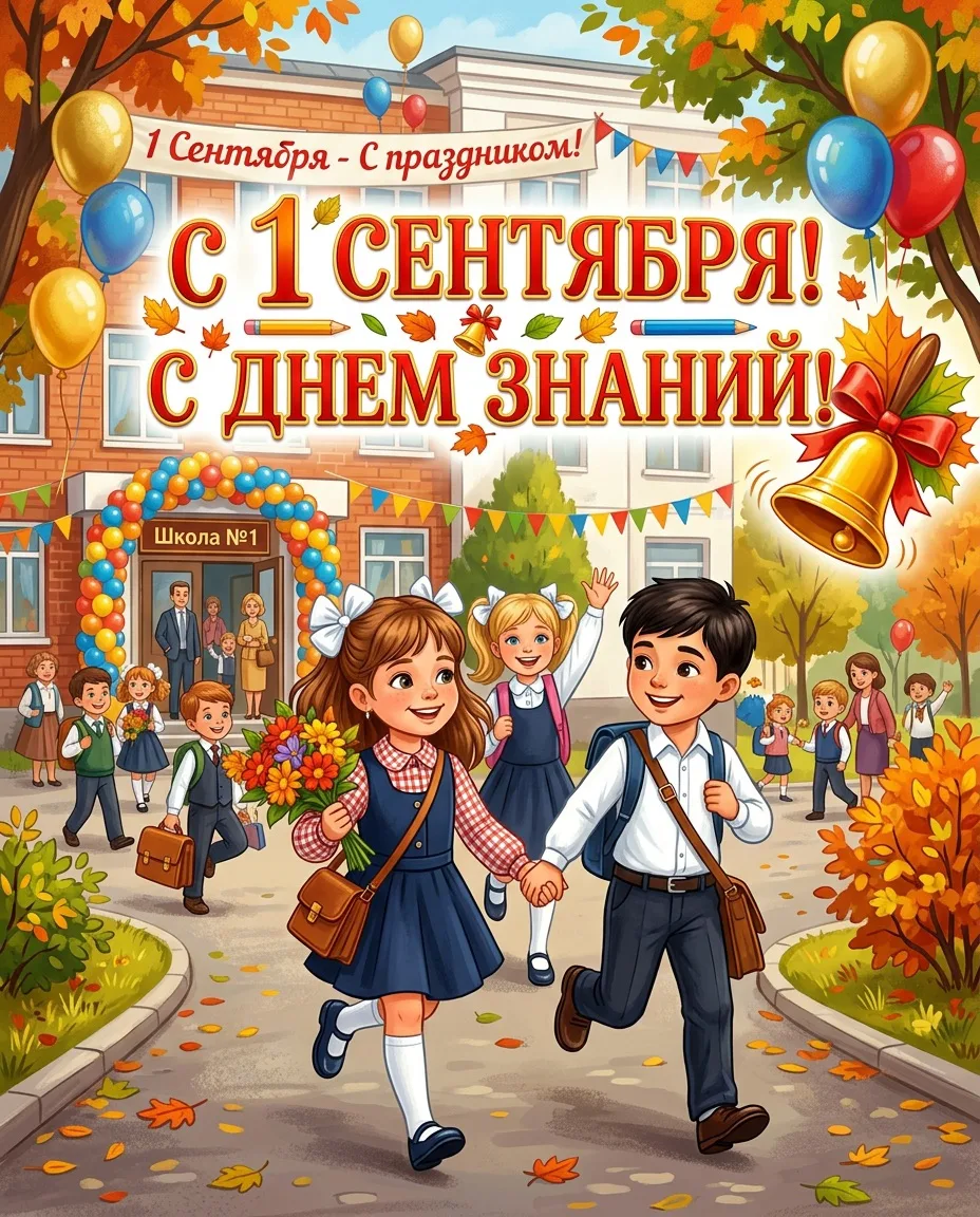 🎒🏸 Поздравляем с началом нового учебного года!