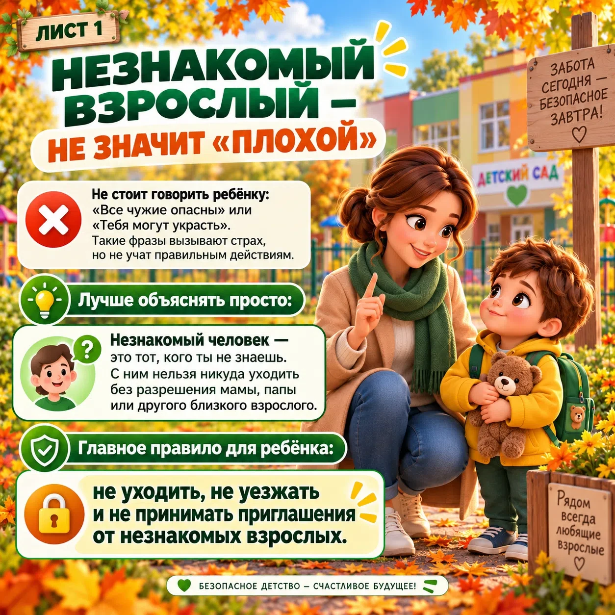 Разговор о безопасности не должен начинаться со страха.