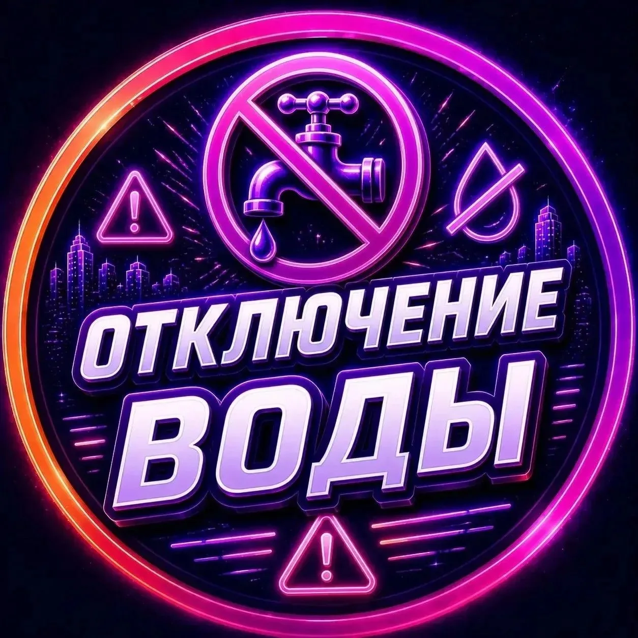 🚰 Внимание, Биробиджан! Временное отключение холодной воды