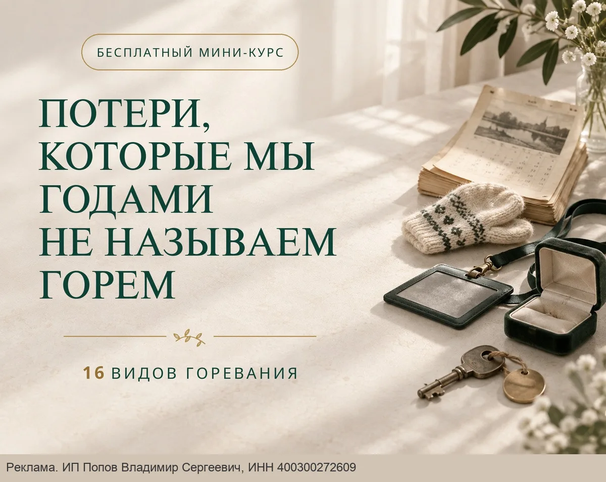 Потери, которые мы годами не называем горем