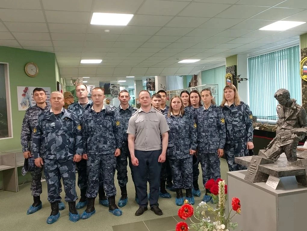 Наш музей посетили слушатели Межрегионального учебного центра ГУФСИН России по Свердловской области 