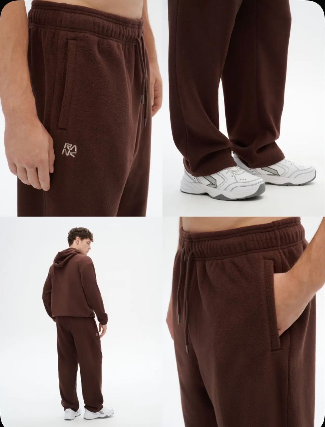 RANK Polar Fleece Pants — мужские прямые брюки с флисовой основой. Выглядят аккуратно, ...