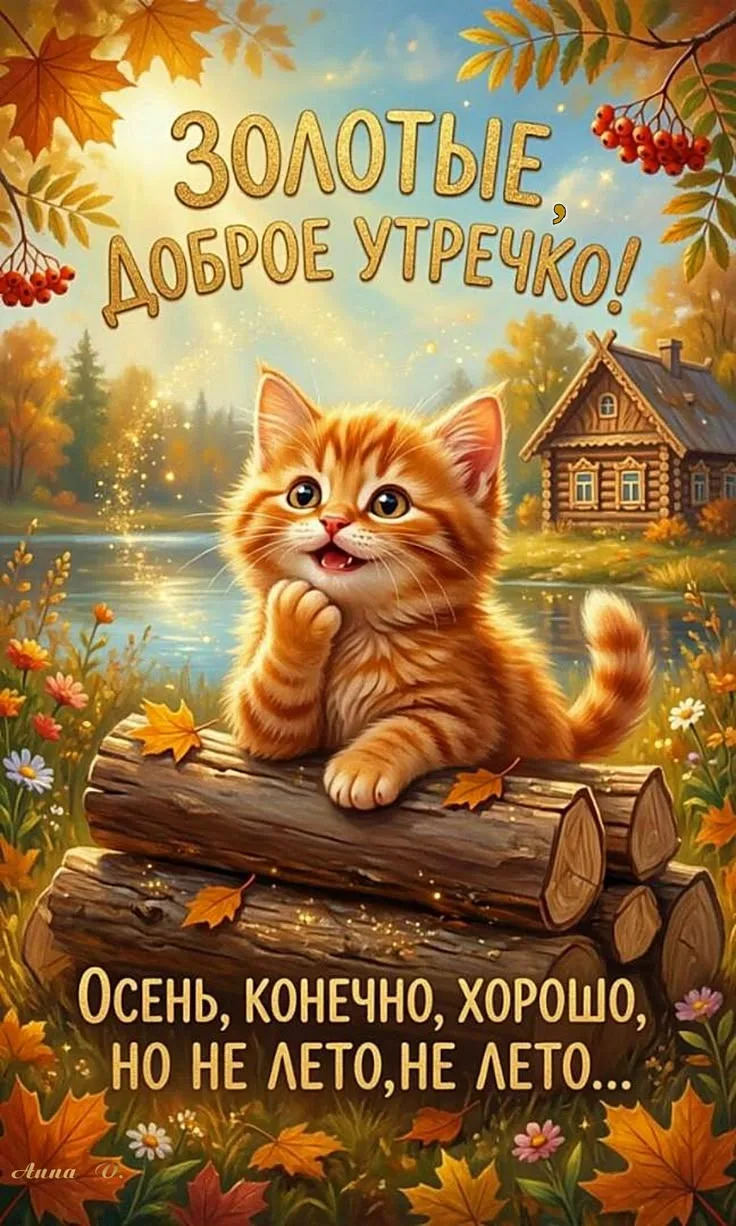 Доброе утро! Счастливого дня!☀️