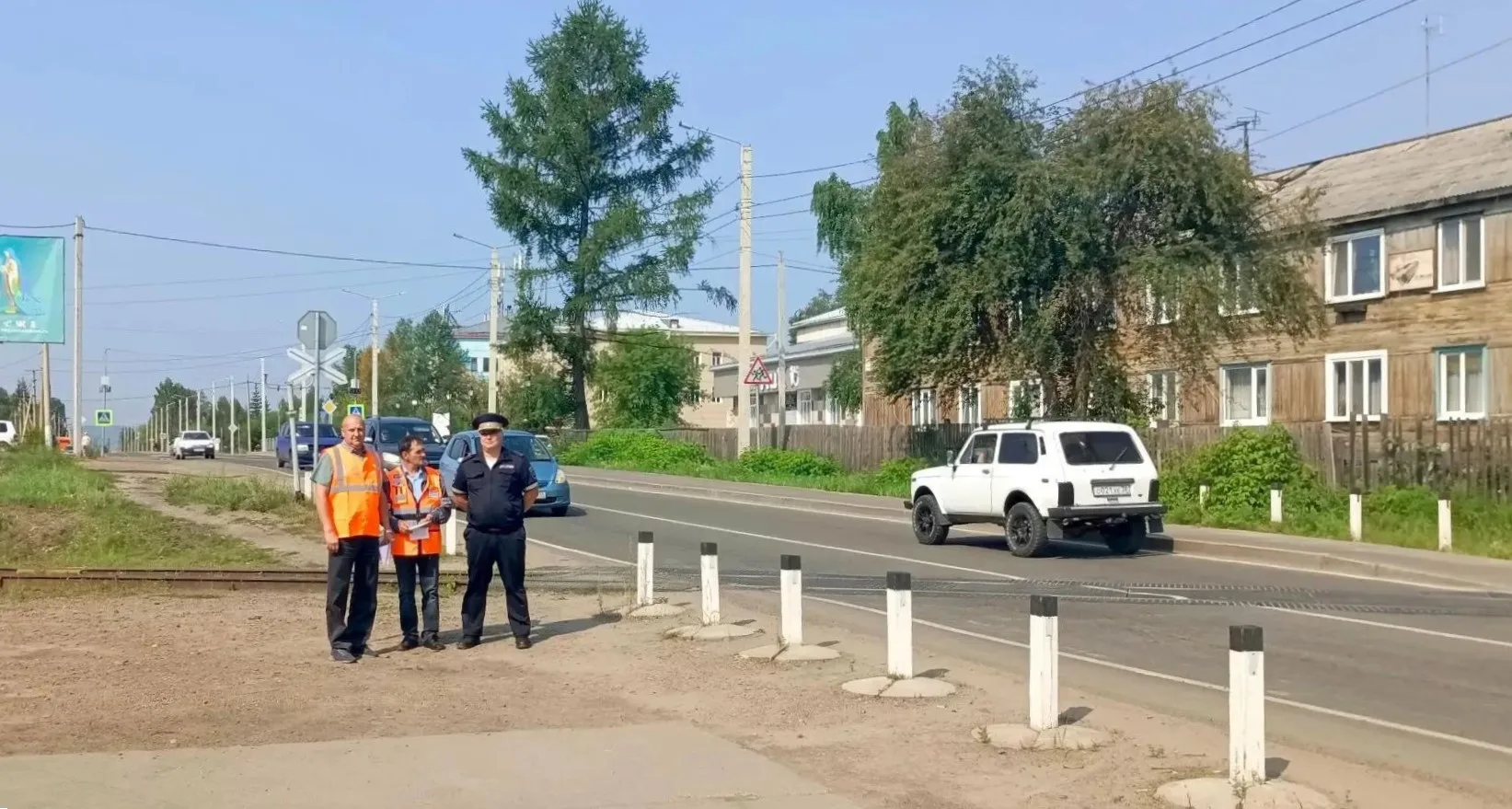 ⚠️ На железнодорожных переездах в Чуне (Новый поселок, Пенсионный фонд) и Октябрьском прошла очередн