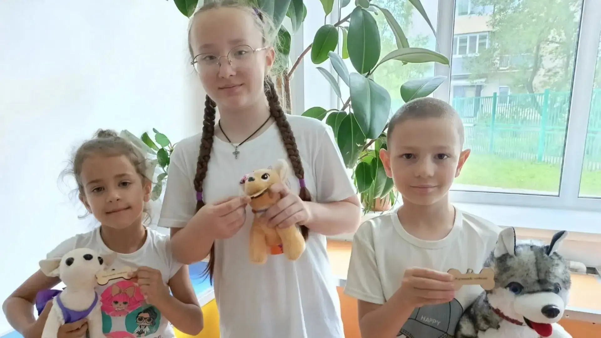 ️ Каждый день в лагере — новый праздник! ️ 

 «Приведи собаку в лагерь»!  

День начался с тёплой вс
