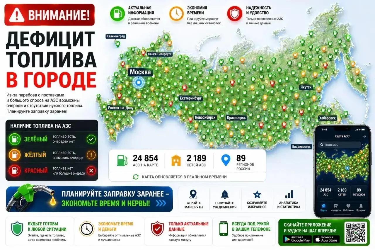 ❗️В МАХ появилась онлайн-карта заправок, на которых есть топливо,ищи заправку в своём г...