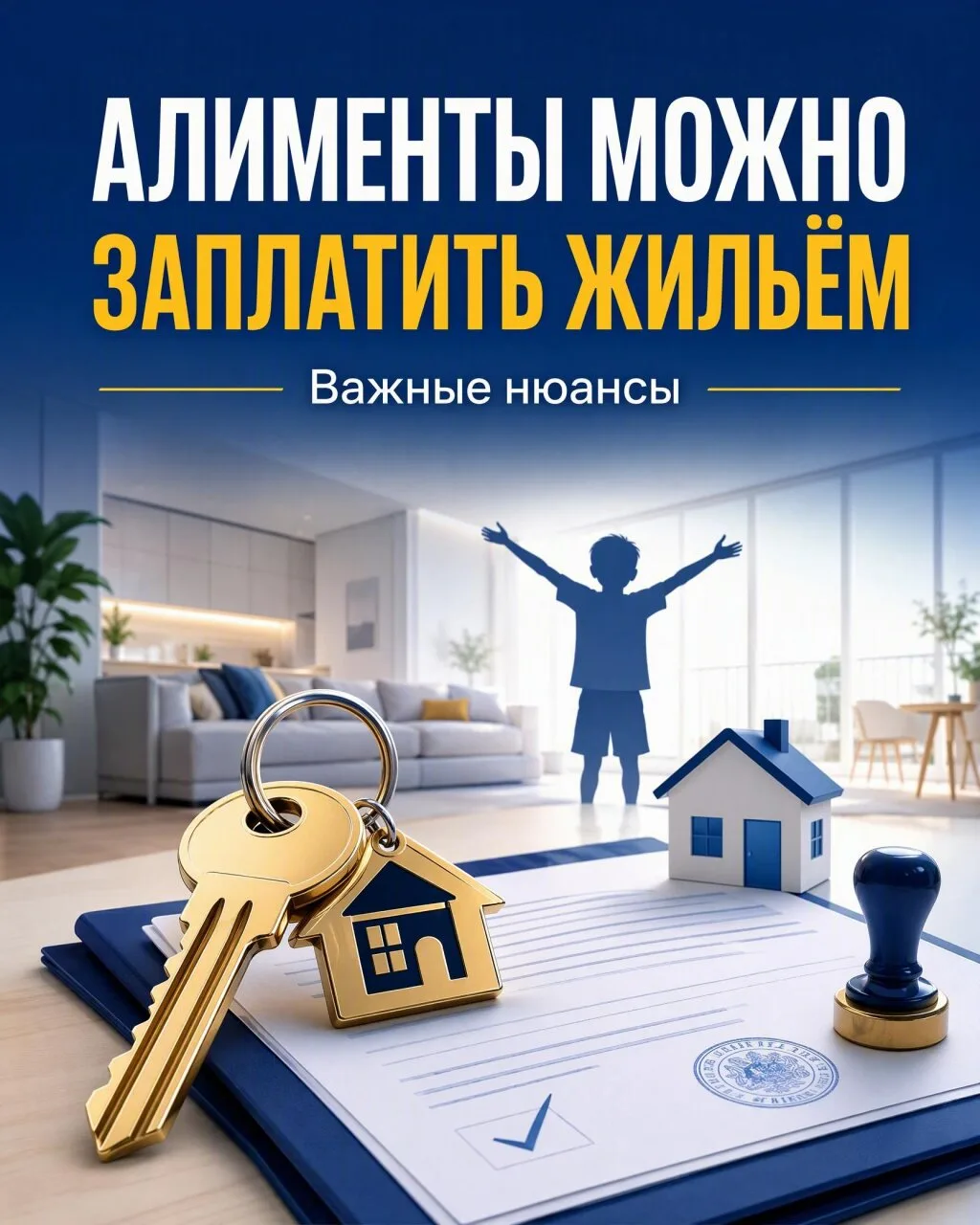 💡 Алименты можно заплатить жильём вместо денег