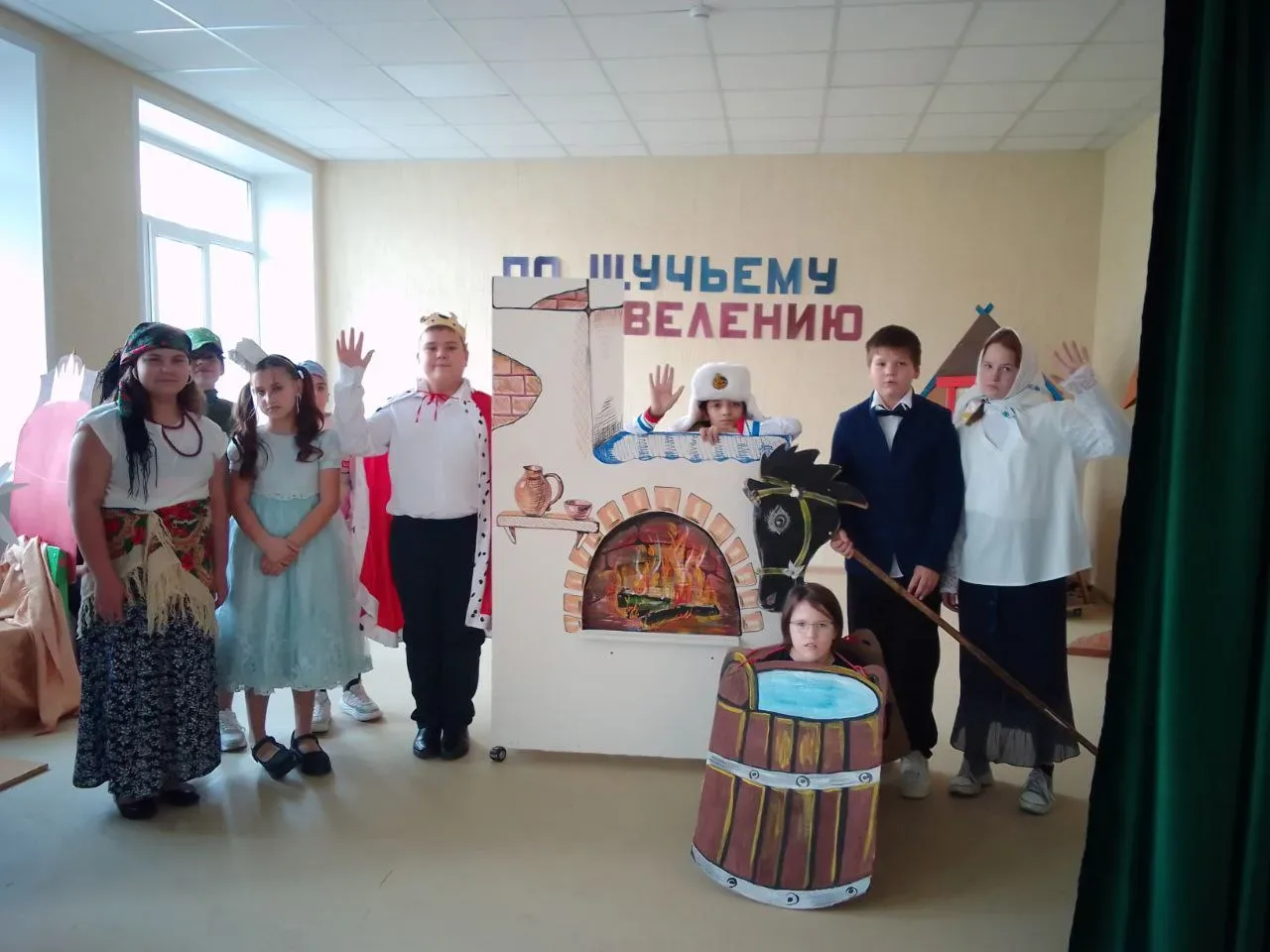 Во время весенних каникул обучающиеся нашей школы из театрального коллектива  «Вдохнове...