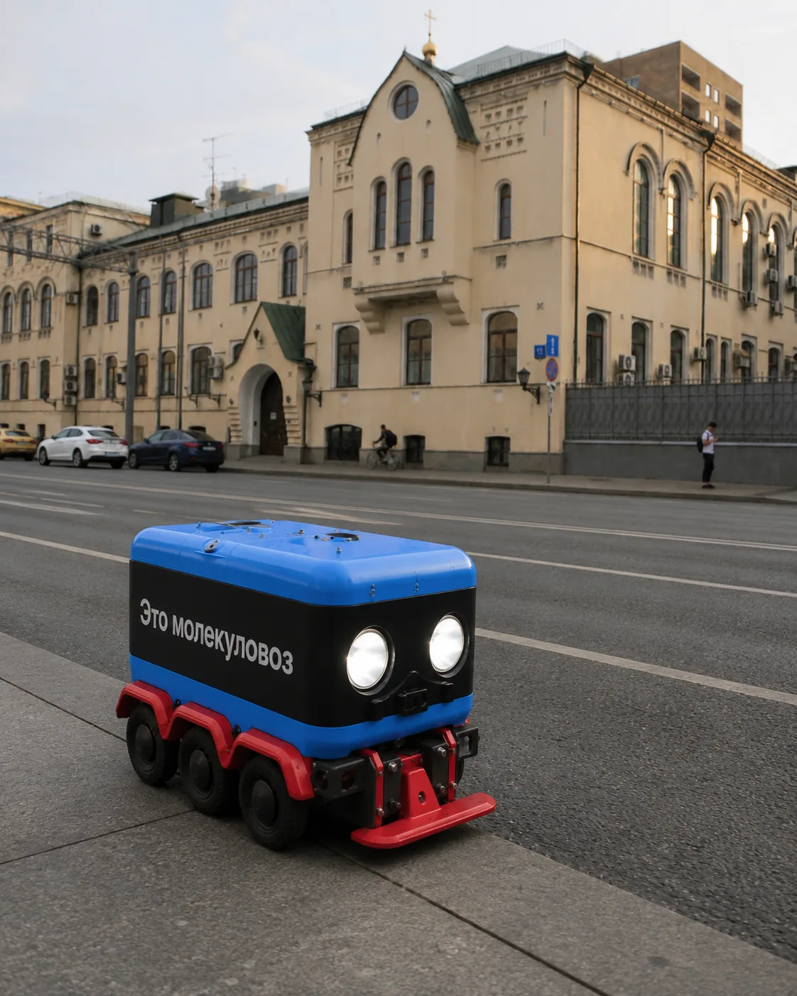 ❕Внимание, около офиса ПРОМОМЕД замечены роботы, везущие научные открытия. 

Уровень инноваций в рай
