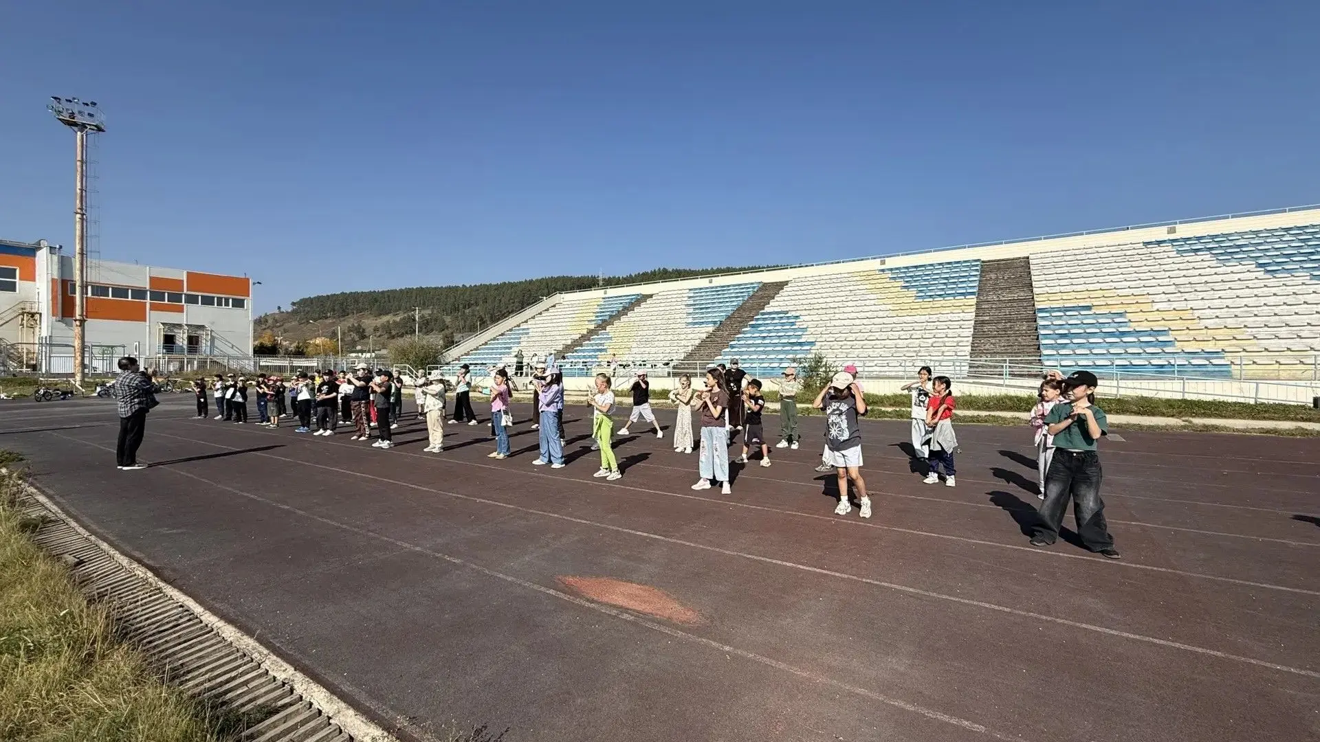 🏟️💪 Наши малыши тоже не отставали!
