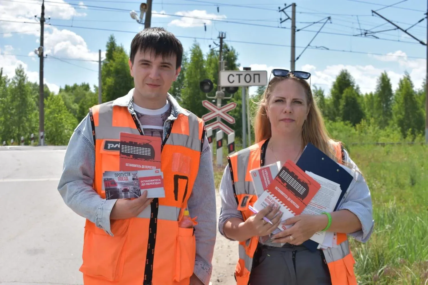 Железнодорожники организовали профилактические акции на переездах в Татарстане