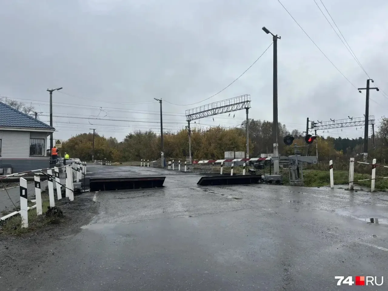 Чебаркульский ж/д переезд перекрыт, дорога на Мисяш — тоже
