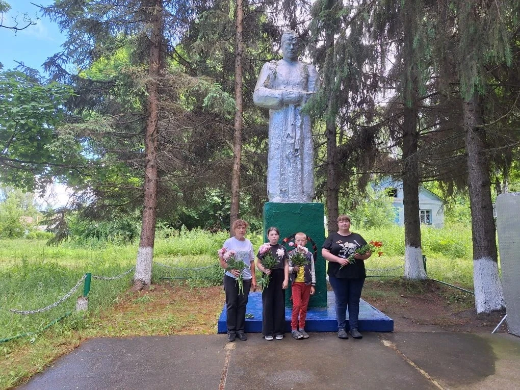 В День памяти и скорби, библиотекари структурных подразделений сельских библиотек приняли участие в 