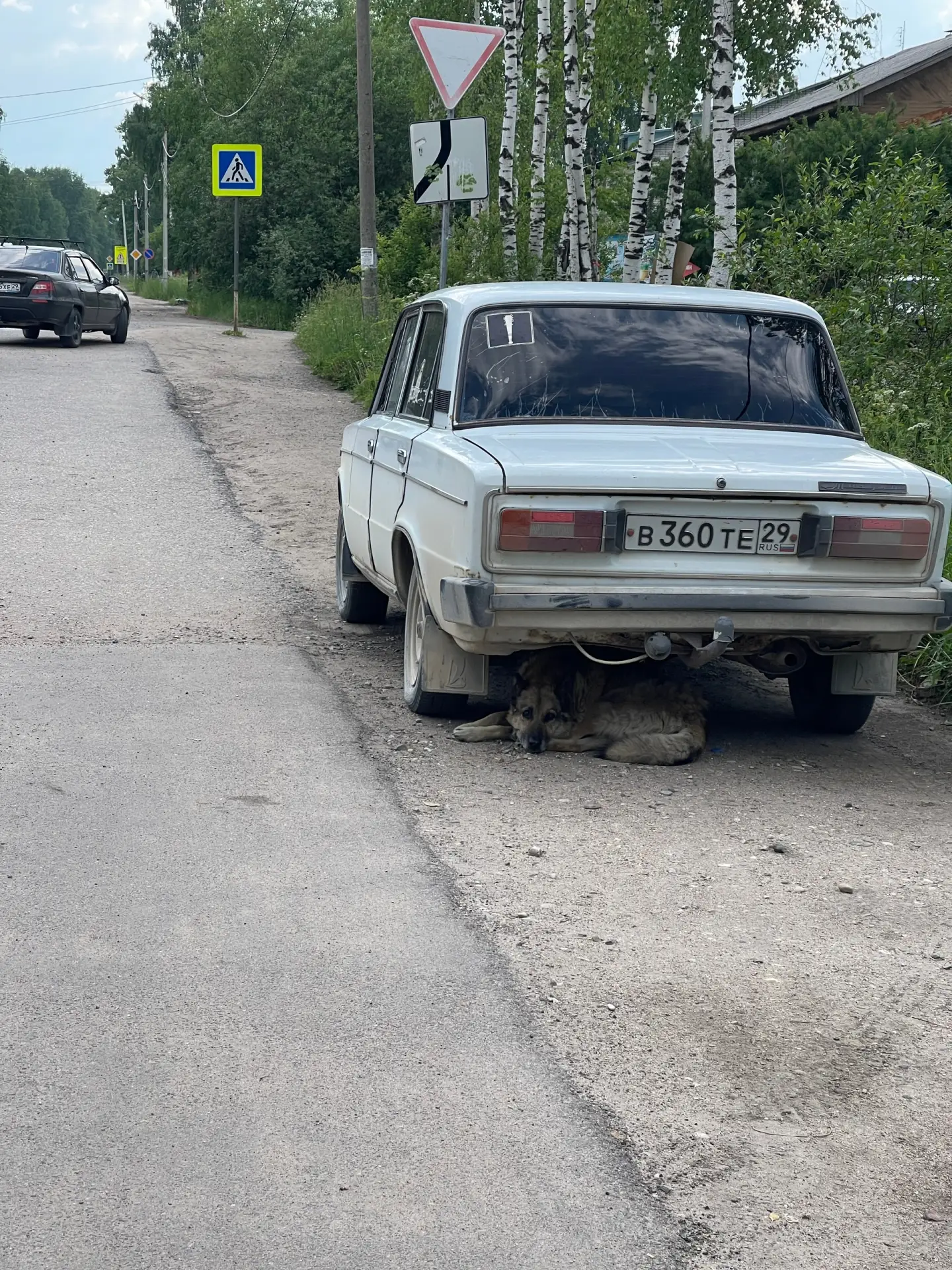 Убедитесь, что под вашим авто никого нет.
