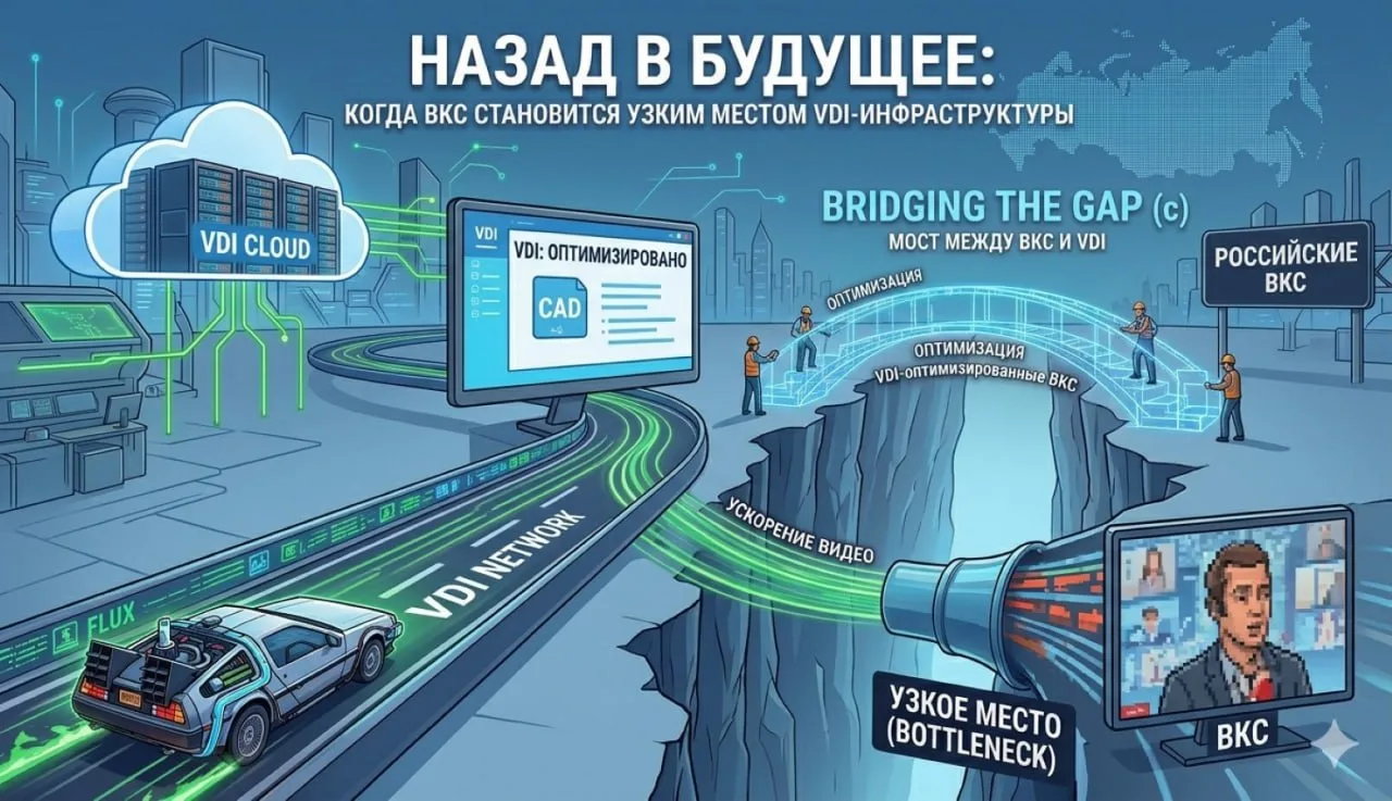 Почему ВКС становится узким местом VDI-инфраструктуры
