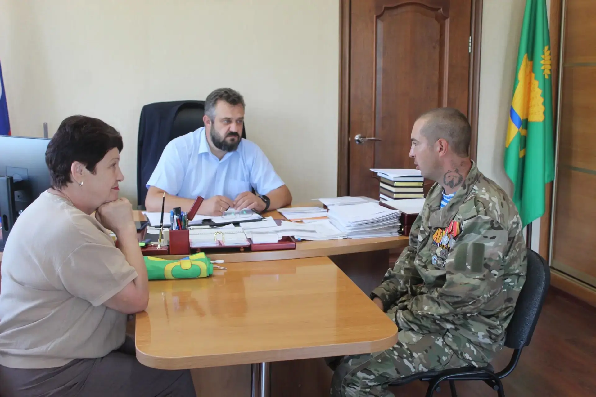 🇷🇺 Глава округа встретился с участником СВО с позывным «Трактор»

Сегодня глава муниципального окр