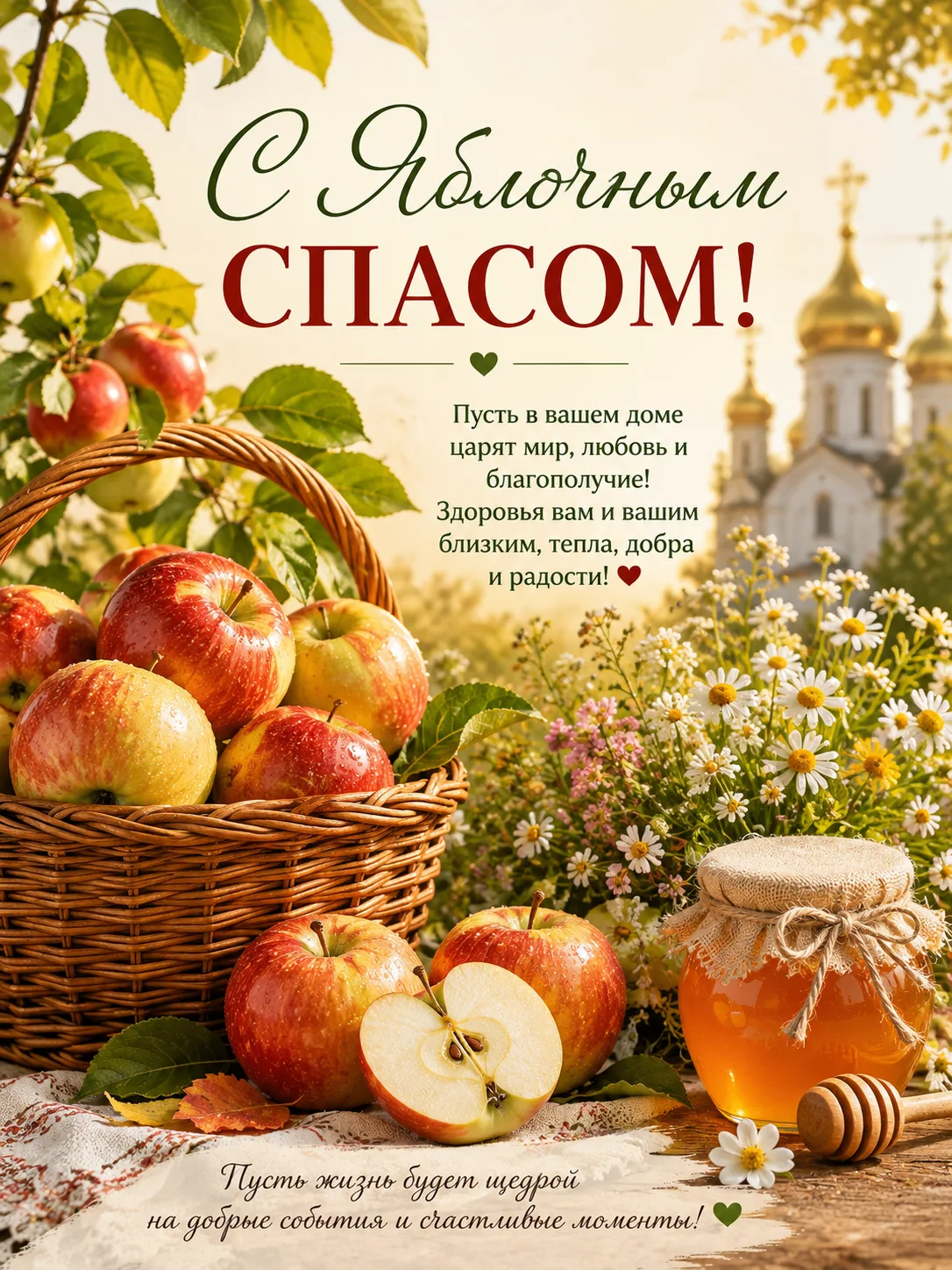 🍎 С Яблочным Спасом, дорогие мои! 🍏