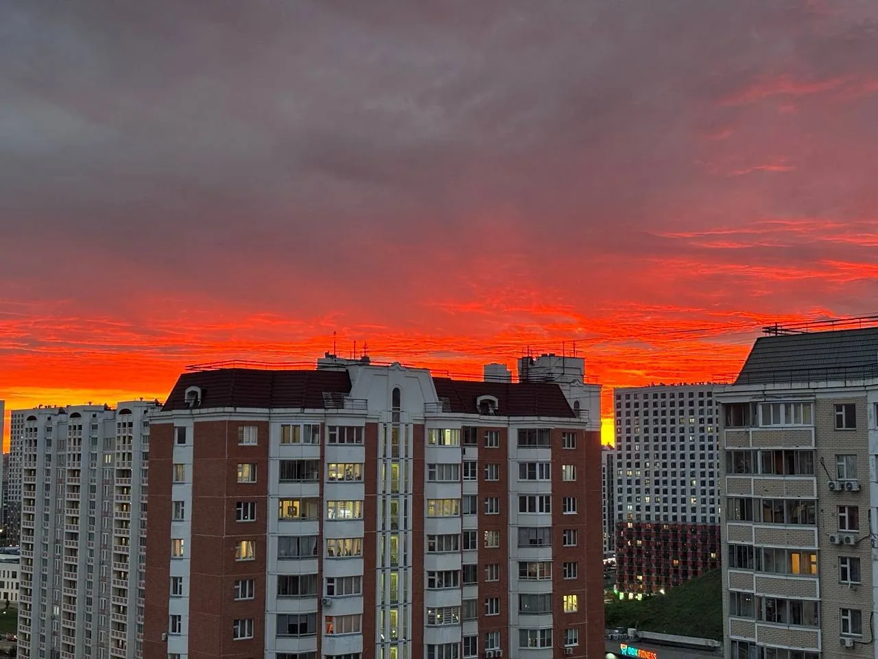🌅 Небо над Некрасовкой подарило жителям красоту