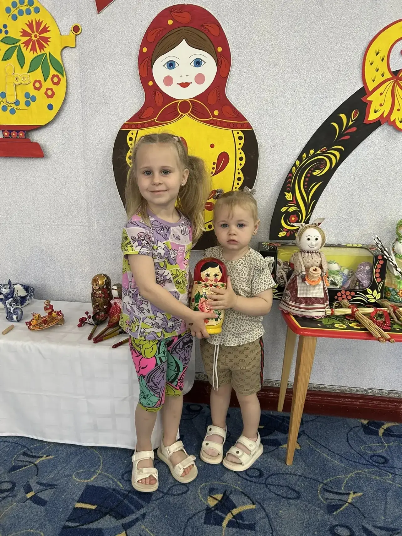 ✨ Сегодня в нашем детском саду прошла выставка «Игрушки народов России»! ✨