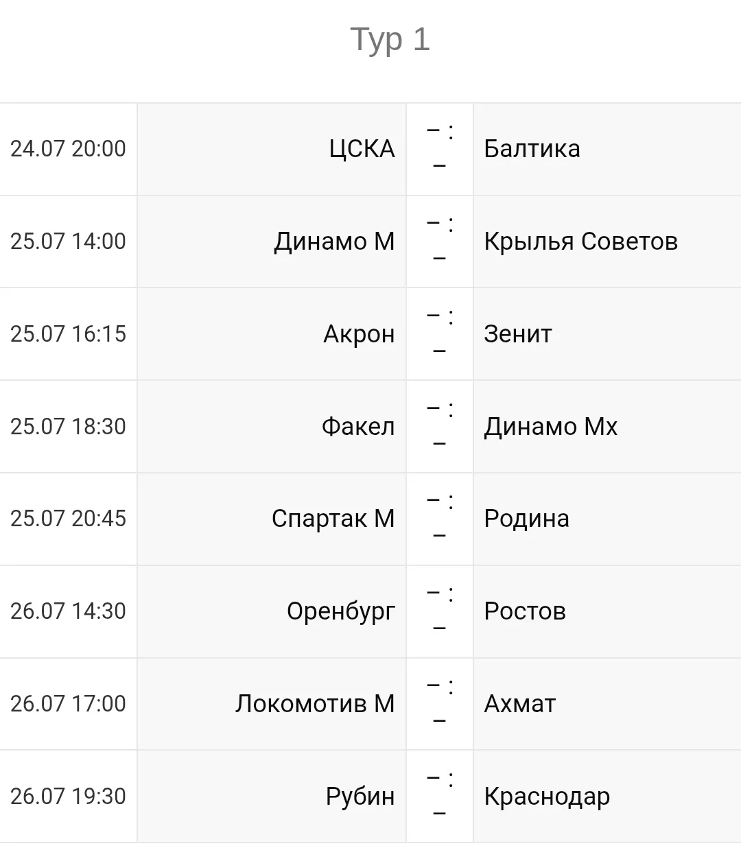 Чемпионат России 2026-2027 1й тур

#vkfootball #Россия