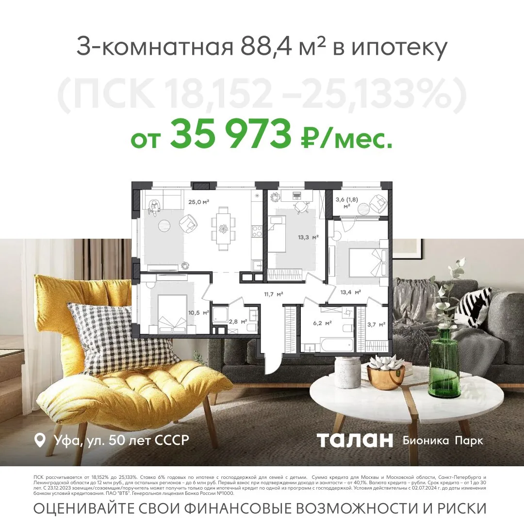 Не платите за аренду, переезжайте в свою!
