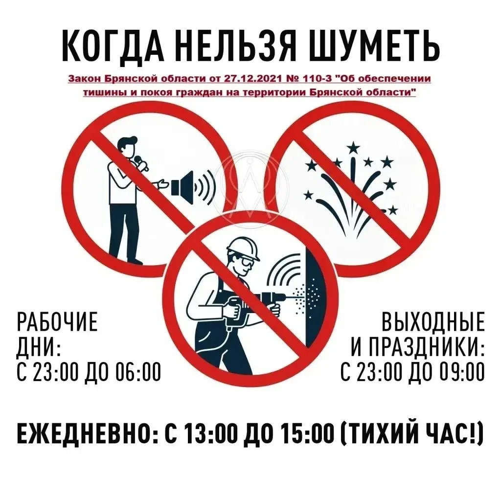 ⏰ Как регулируется вопрос тишины в МКД? 
Согласно установленным нормам, в будние дни запрещено шумет