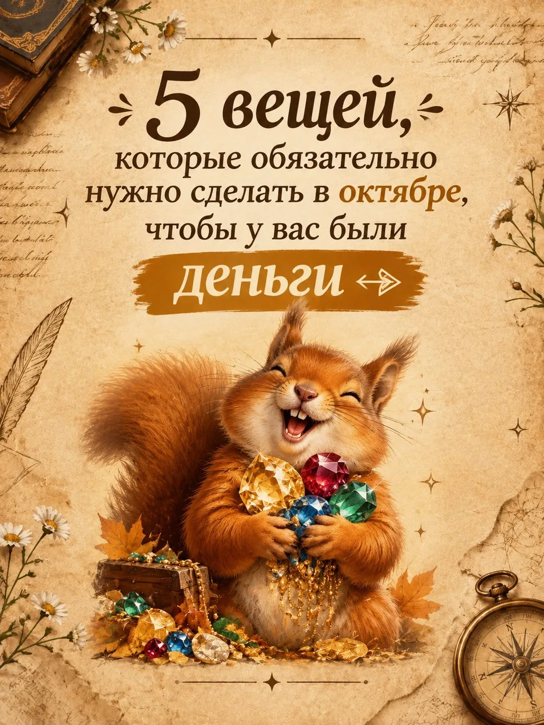 ￼🍁 В октябре активируем архетип Белки 🐿️