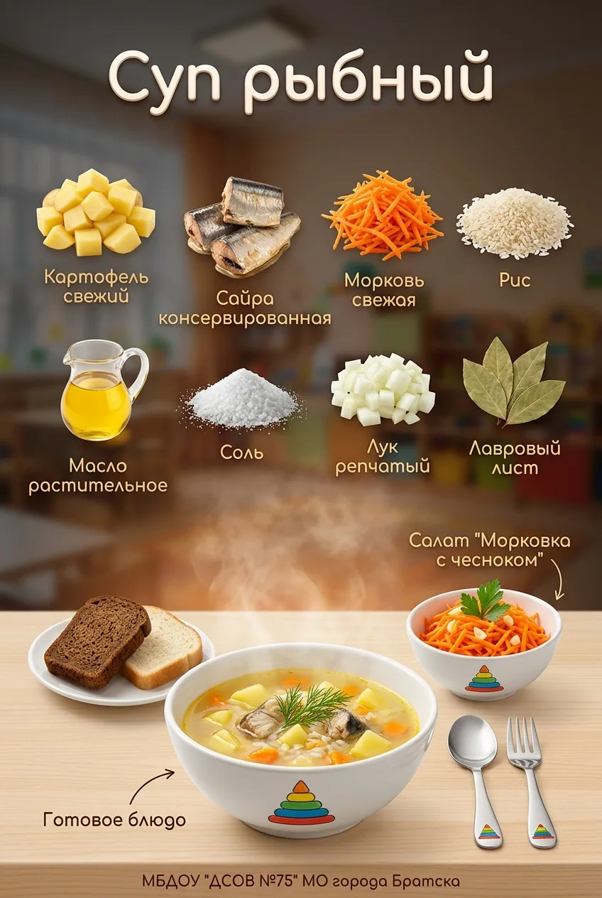 🐟 Рыбный суп — это вкусно и полезно

Да-да, даже из баночки рыбной консервы может получиться настоя