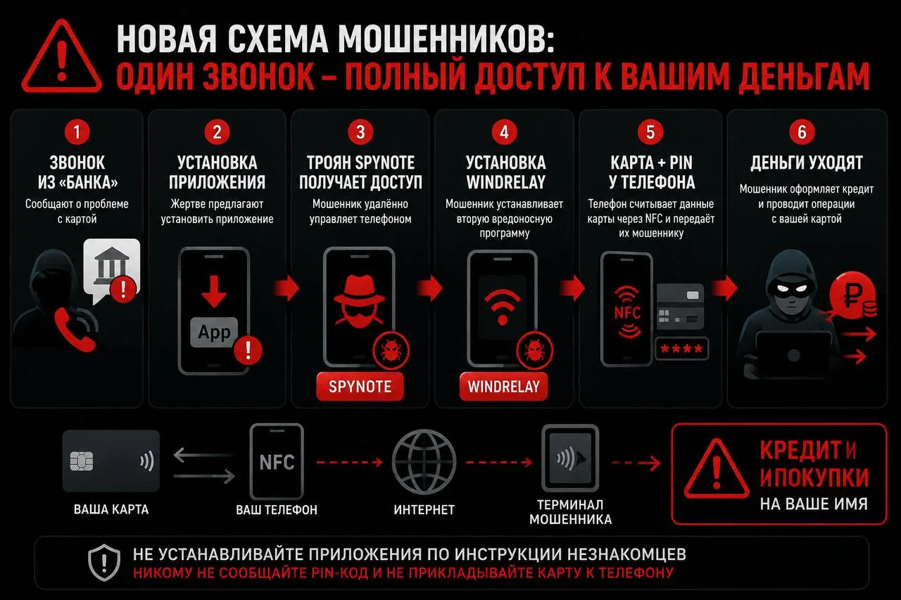 📱 Один звонок мошенника теперь может закончиться кредитом и кражей денег с банковской ...