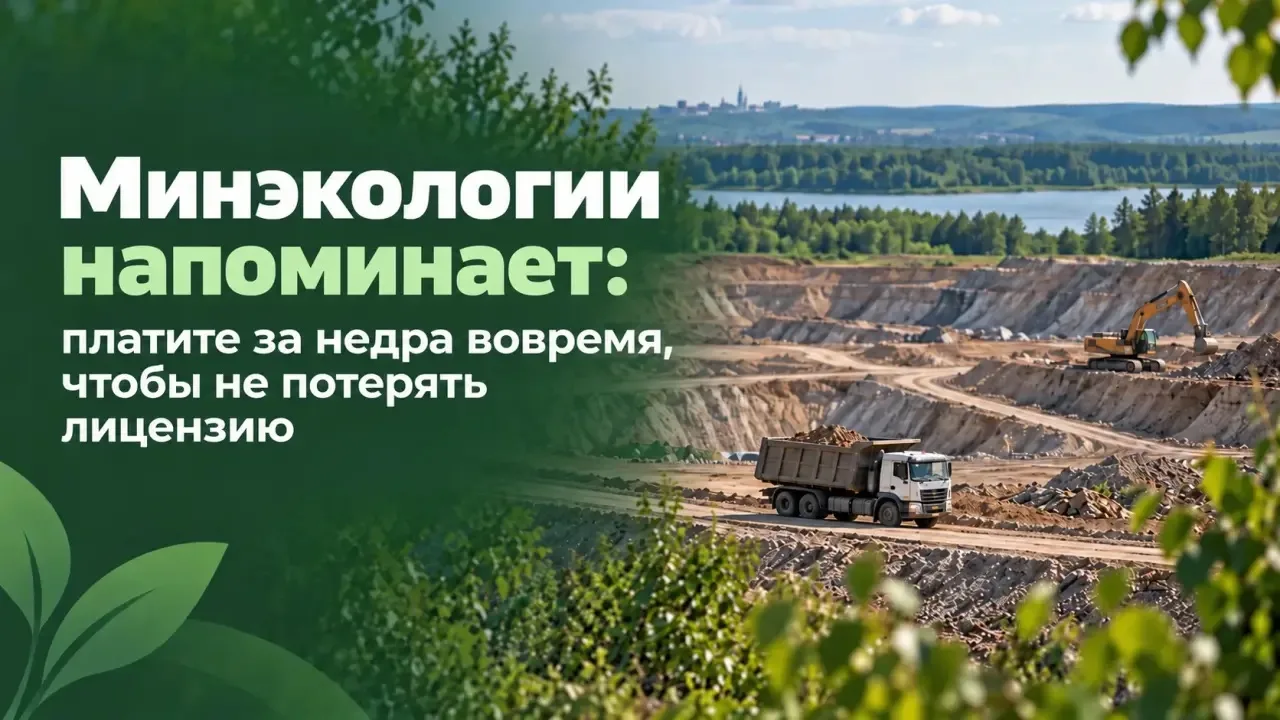 💰 Платите за недра вовремя, чтобы не потерять лицензию