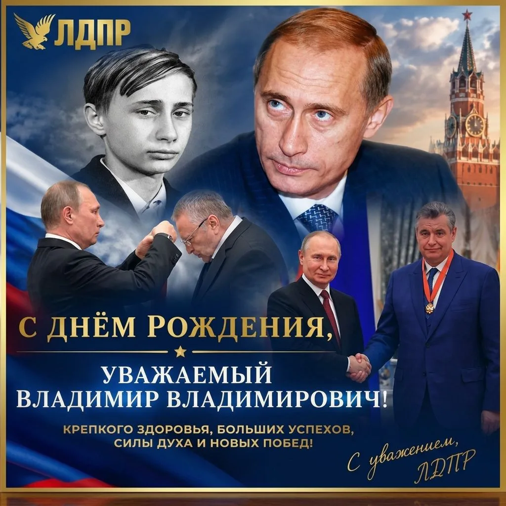 От имени Якутского РО ЛДПР Якутии примите искренние поздравления с днём рождения, Влади...