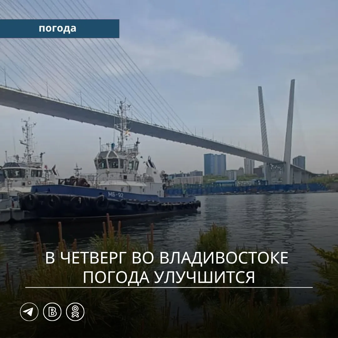 🌧️ Вчера погоду в Приморском крае определяла высотная ложбина. Дожди охватили большую часть террито